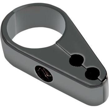Abrazadera cable acelerador 25mm doble negro