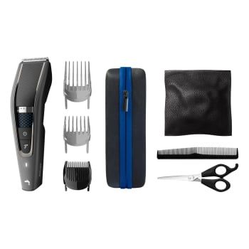 Cortapelos Philips HC7650/15, 28 Posiciones, Tecnología DualCut, 90 minutos Autonomía, Cuchillas OfSteel