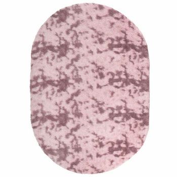 Alfombra De Pelo Largo Navarra Rosa Polvoriento 300x200 Cm Vidaxl