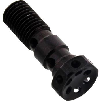 Tornillo banjo M10x1 doble alu racing negro