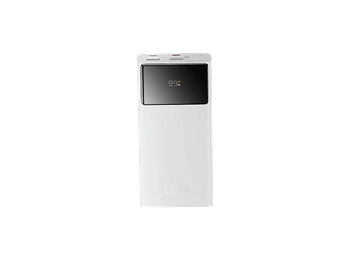 Powerbank - Baseus STAR-LORD, 10000mAh, 22.5W, Carga rápida y simultánea, Con pantalla LED, USB a Tipo C, Blanco