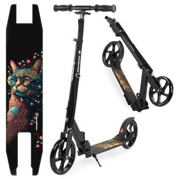 Patinete Infantil +7 Años 100kg, Plegable, Aluminio, Altura Regulable 88/93/98cm - Ruedas Abec-7 200 Mm