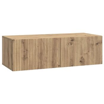 Mueble Para Tv De Pared 98 X 41 X 30 Cm Roble Artisan Vidaxl