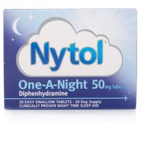 nytol one-a-night 50mg - 20 tablets