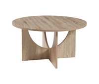 mesa de centro rindal 80x415 cm - efecto roble encasa