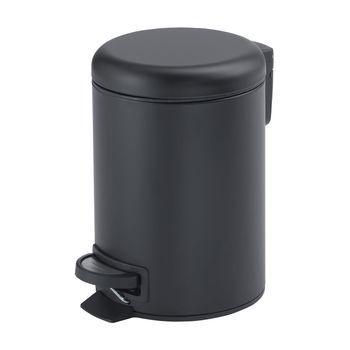 Gedy 33091400000 Potty Papelera Con Tapa 5l Negro Mate