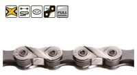 cadena kmc x8 96 eslabones plata gris oscuro