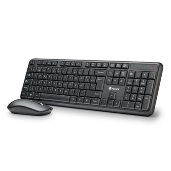 Teclado de membrana NGS Serenity Kit Layout ES inalámbrico ratón ambidiestro silencioso extras