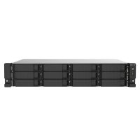 nas qnap ts-1273au-rp-8g rack 2u ryzen embedded v1500b 8gb ddr4 2x25gbe 12 bahias psu redundante