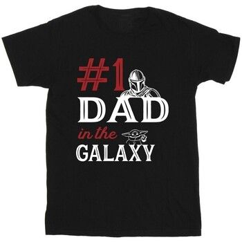 Disney Camiseta Mandalorian Number One Dad para hombre