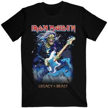 Iron Maiden Camiseta manga larga Eddie On Bass para hombre