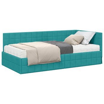 Estructura De Cama Esquina Con Colchón Manual 2 Uds. Tuquesa Vidaxl