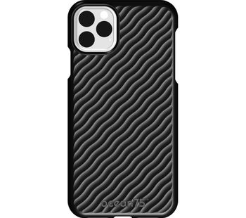 Ocean Wave iPhone 11 Pro Max Case - Deep Black, Black