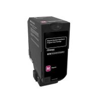 compatible magenta lexmark 74c2sm0 standard capacity toner cartridge