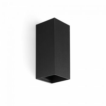 Aplique de pared lune estriado (2 luces)