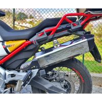 silenciador de escape moto guzzi v 85 tt -20 mistral exagon