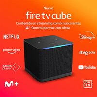 amazon fire tv cube negro 4k ultra hd 16 gb 71 canales wifi