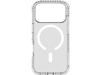 Funda móvil - CellularLine Ultra Strong Mag, Para Apple iPhone 17 Pro, MagSafe, Antibacteriano, Ultrarresistente, Transparente