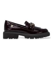 carmela para mujer 16436903-burdeos mocasines de piel 164369 burdeos 39 3 a 5cm ninguno casual clasico