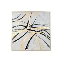 cuadro lienzo ps 131x4x131 abstracto pintado mano