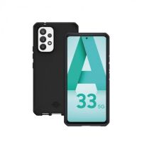 funda para movil mobilis spectrum cover case polimero negro antibacteriana para galaxy s23