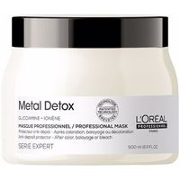 loreal acondicionador metal detox damaged hair mask 500 ml para mujer