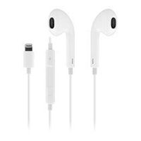 auriculares con cable y micrafono lightning curv tnb way blancos