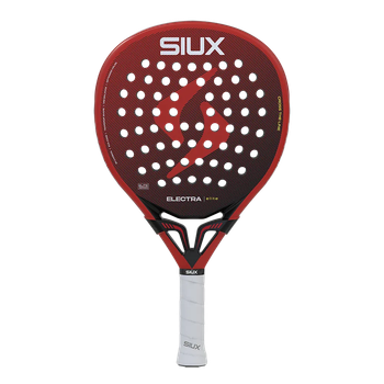 Siux - Pala De Pádel Electra Elite 2026 Roja Profesional Forma Redonda - Franco Stupaczuk