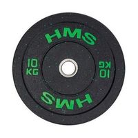 placa olimpica de 10kg verde hms htbr10