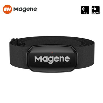 Magene H303 Sensor de ritmo cardíaco Bluetooth ANT actualización HR Monitor con correa para el pecho modo Dual ordenador bicicleta banda deportiva cinturón