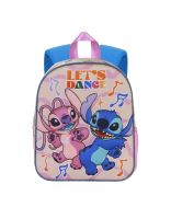 mochila escolar lilostitch de karactermania 07670 azul y rosa uni
