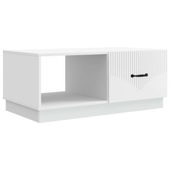 Mesa De Centro 90x50x37 Cm  - Blanco