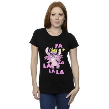 Disney Camiseta Angel Fa La La para mujer
