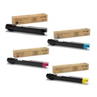 original multipack xerox phaser 7500n printer toner cartridges 4 pack -106r01439