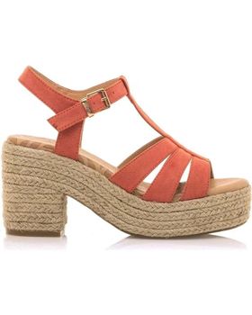 de MTNG SANDALIAS DE TACON DE MUJER 51820 SANDALIAS DE TACON NARANJA