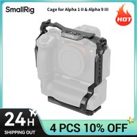 jaula para camara smallrig para sony alpha 1 ii y alpha 9 iii con empunadura vertical vg-c5 jaula de cobertura total con placa arca-swiss integrada 5908