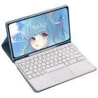 royal bailey psc-lx127 funda con bluetooth teclado para lenovo tab p12 127 2023 azul