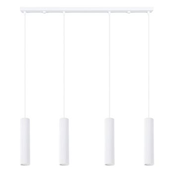 Lámpara colgantes blanco aluminio alt. 120 cm