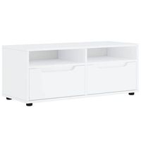 mueble de tv visnes blanco 100x40x38 cm madera de ingenieria vidaxl