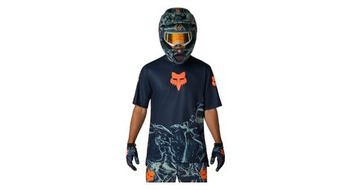 Camiseta de manga corta fox ranger image print azul para hombre