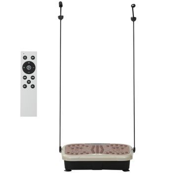 Placa De Vibración Homcom Goma Abs Metal, 54x33x14 Cm, Multicolor