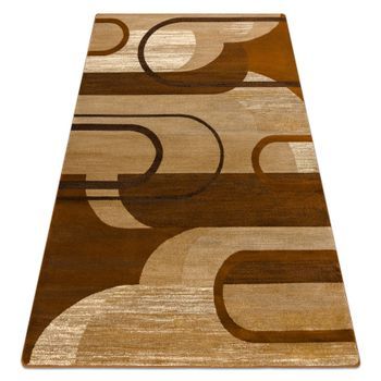 Alfombra Royal He405 Geométricos - Marrón / Crema 300x400 Cm