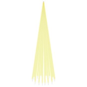 Árbol De Navidad En Asta De Bandera 1134led Blanco Cálido 800cm Vidaxl