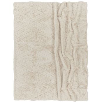 Manta suave Arnia crema 150x200 cm