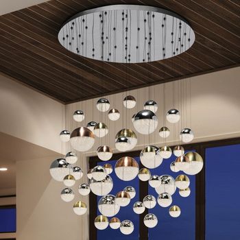 Lámpara colgante led sphere smart (288w)