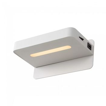 Aplique led con repisa y usb atkin (6w)