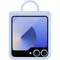 samsung silicone case funda de silicona azul para galaxy z flip6