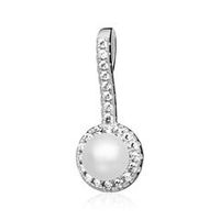 colgante para mujer de plata 925 con perla de concha