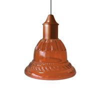 suspension  vidrio cobre d165 cm