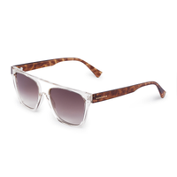 gafas de sol hawkers crystal champagne - brown gradient one ls flat top